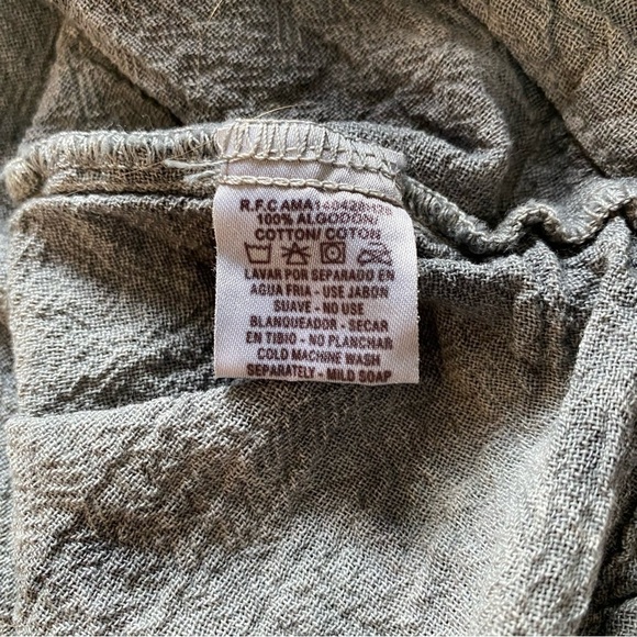 Oh My Gauze Lorraine Gray Tie Dye Top Shirt Blouse Women’s One Size - Picture 11 of 12